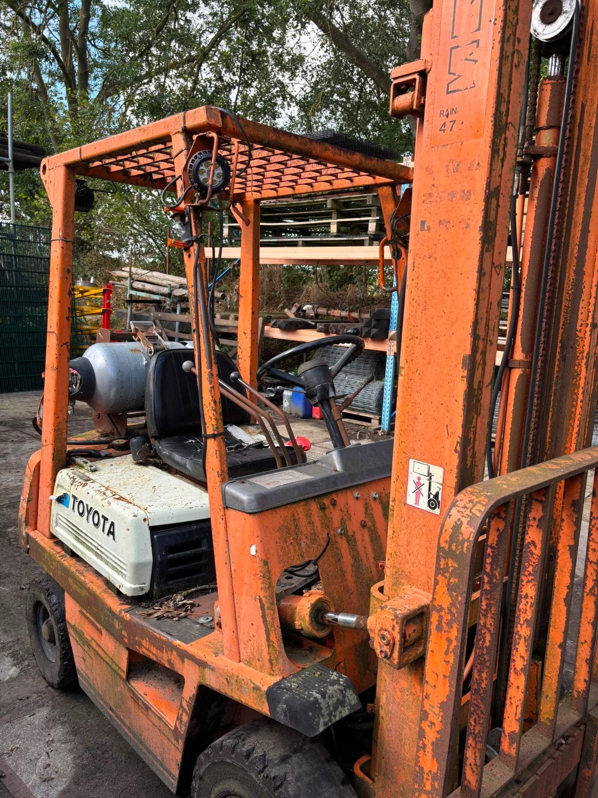 heftruck toyota lpg, Zakelijke goederen, 1000 tot 2000 kg, Ophalen, LPG, TOYOTA