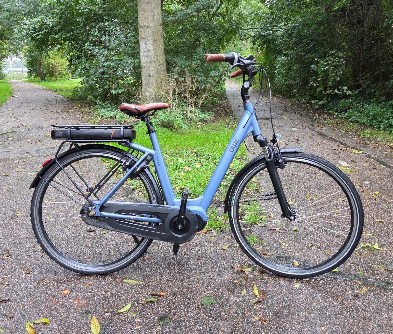 Elektrische Damesfiets Qwic Trend T-mn7. 2, 51 tot 55 cm, Ophalen, Gebruikt, Overige merken
