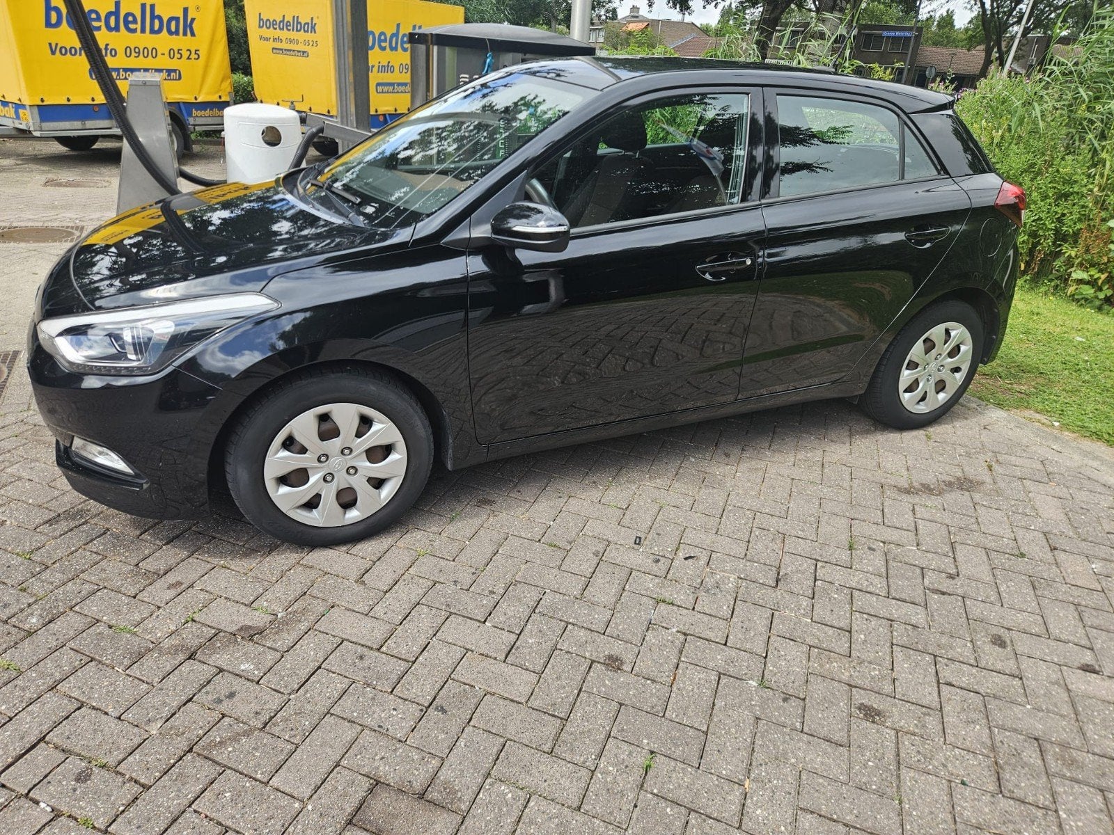 Hyundai i20 1.0 T-gdi Blue 100PK 2019 Zwart, Auto's, Hyundai, Particulier, i20, Airbags, Airconditioning, Alarm, Apple Carplay