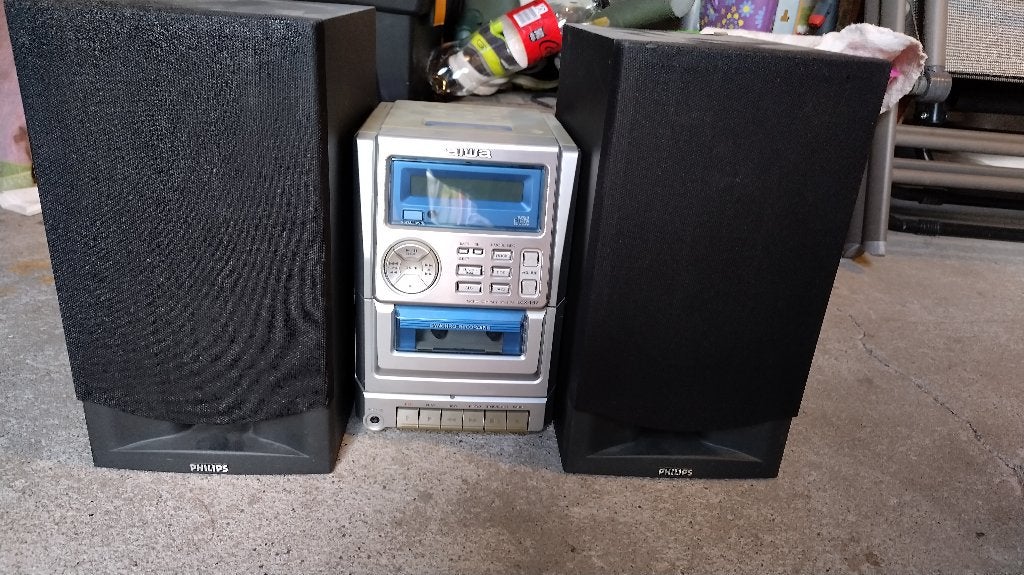 Aiwa micro stereo-installatie met CD, cassette & radio, Audio, Tv en Foto, Gebruikt, Tuner of Radio, Microset, Ophalen