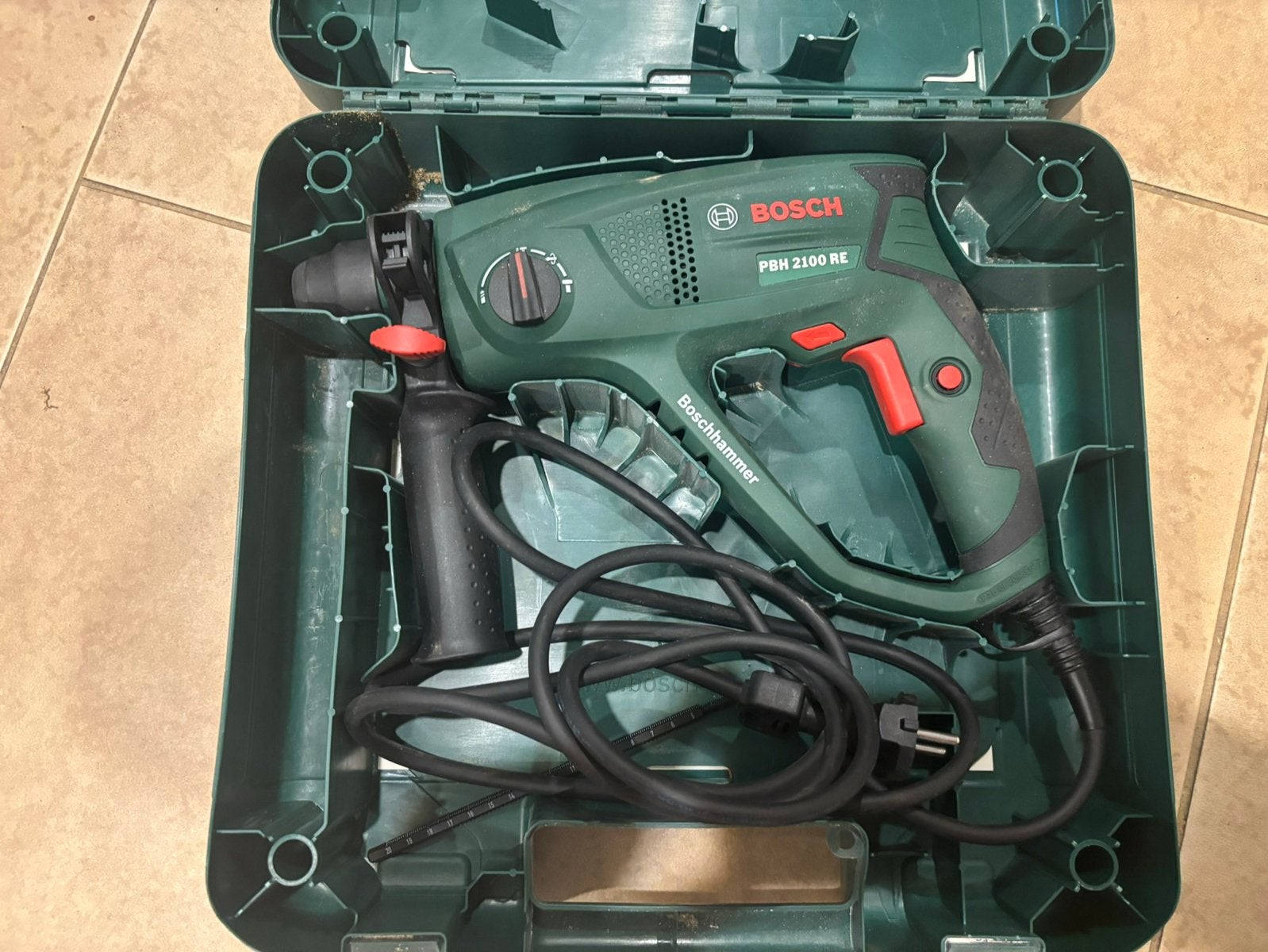 Bosch PBH 2100 RE combi hamer klopboormachine, Doe-het-zelf en Verbouw, Ophalen, Zo goed als nieuw, 400 tot 600 watt, Boormachine