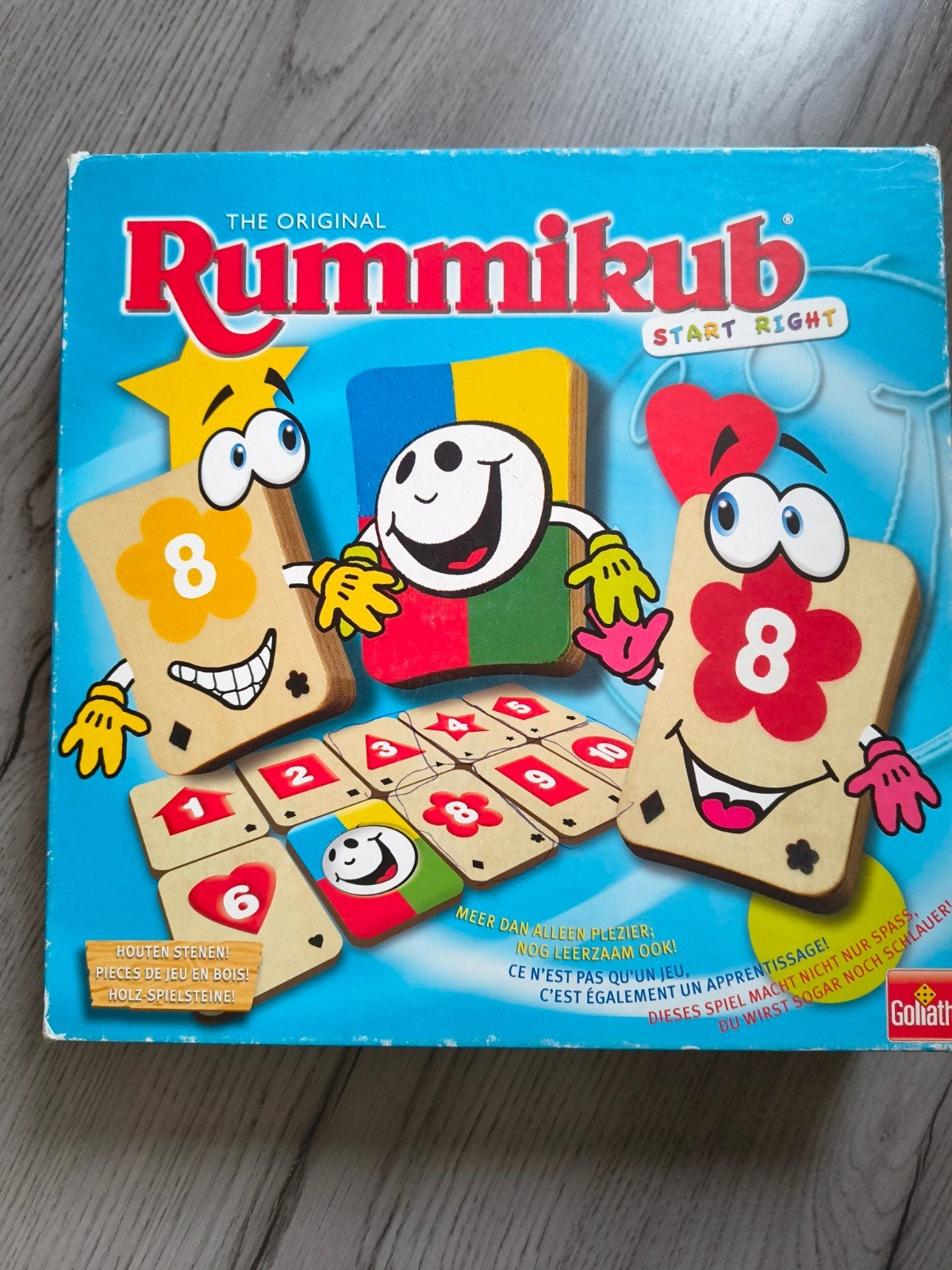 Rummikub Start Right - Het originele familiespel, Drie of vier spelers, Ophalen of Verzenden, Gebruikt, Goliath