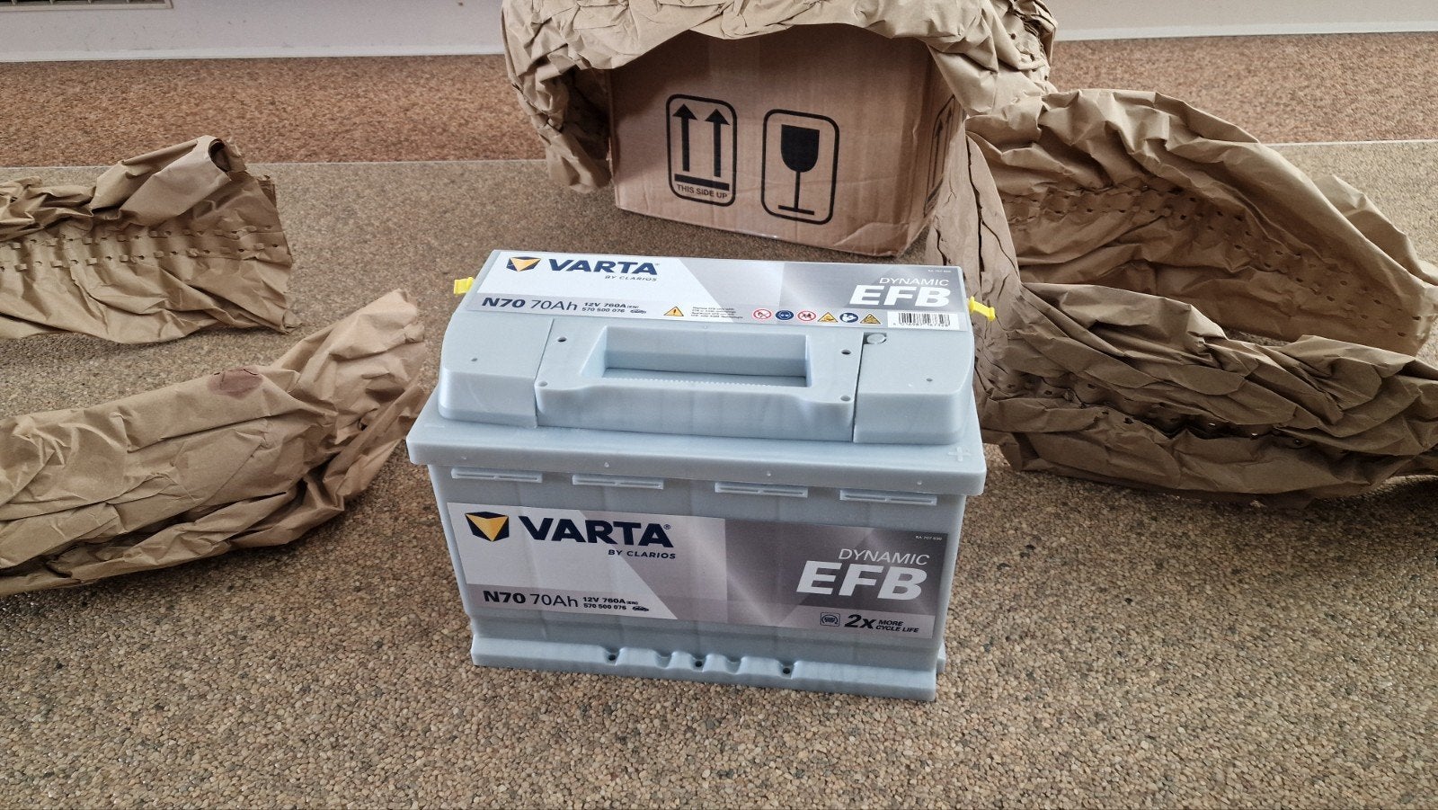 Varta N70 Blue Dynamic 12V 70Ah EFB accu leon golf a3 etc, Nieuw, Opel