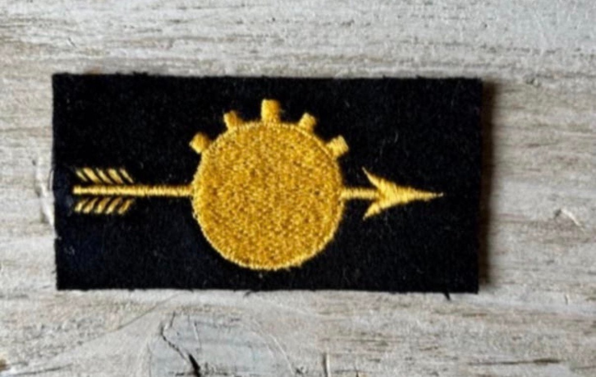 Marine Embleem  MIJNENJAGER, Verzenden, Marine, Nederland, Embleem of Badge