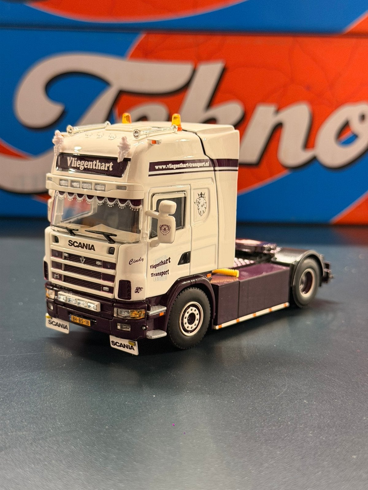 WSI Scania Vliegenthart Transport, Ophalen of Verzenden, Zo goed als nieuw, Bus of Vrachtwagen, Wsi
