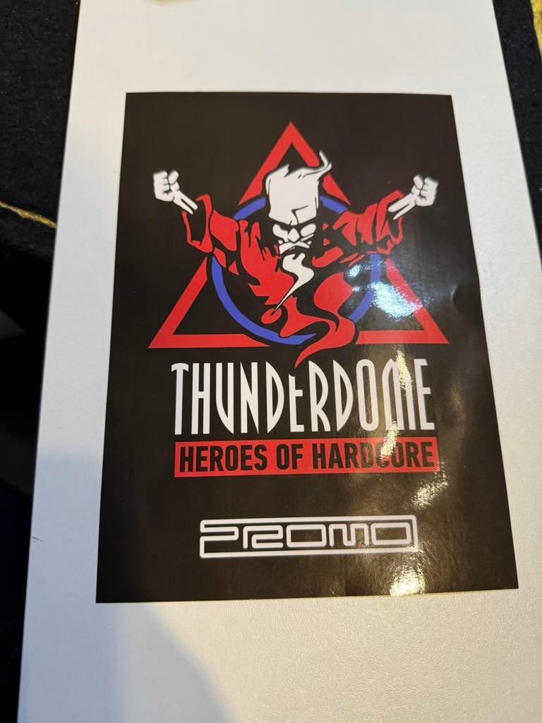 Thunderdome promo sticker hardcore, Ophalen of Verzenden, Zo goed als nieuw