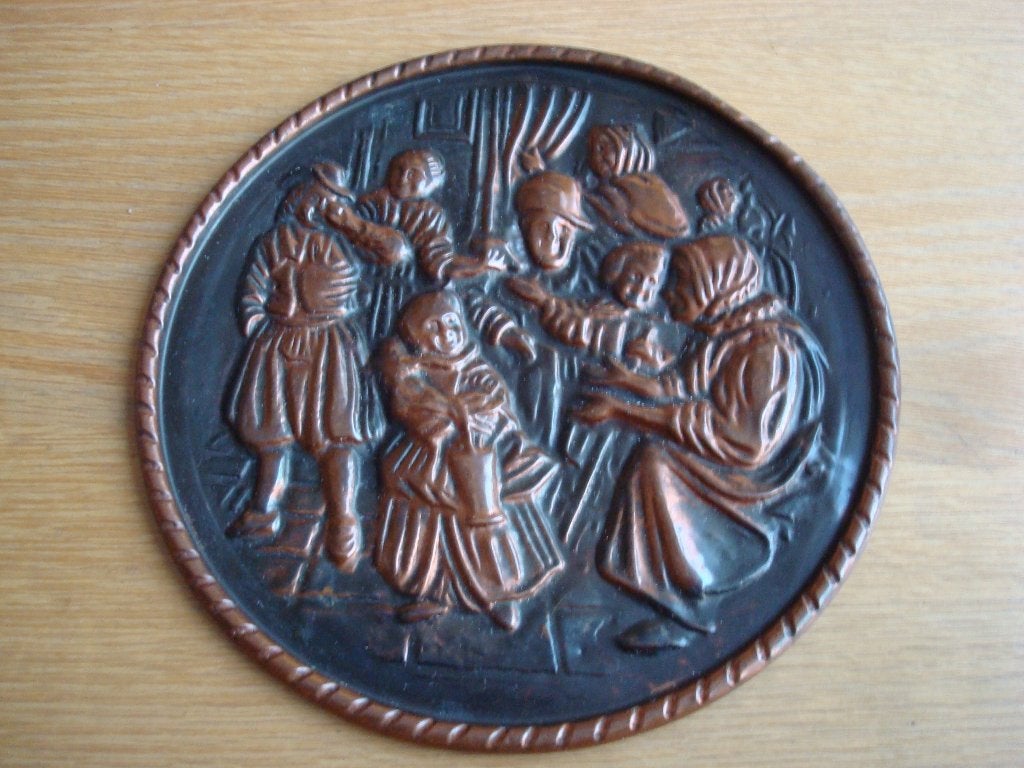 Koperen bord, Ophalen of Verzenden