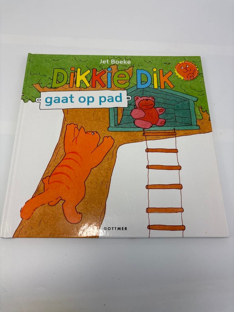 Dikkie Dik gaat op pad - Jet Boeke, Boeken, Kinderboeken | Baby's en Peuters, Ophalen of Verzenden, Zo goed als nieuw, Uitklap-, Voel- of Ontdekboek