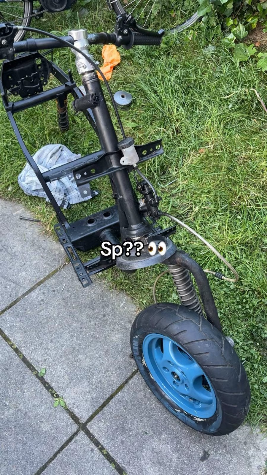 Hexa sp voorvork recht omgelast, Ophalen of Verzenden, Zo goed als nieuw, Overige typen, Piaggio