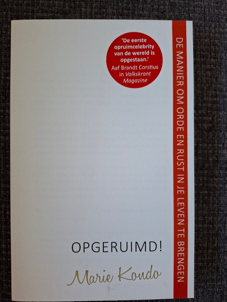Opgeruimd, Marie Kondo, Boeken, Ophalen, Zo goed als nieuw, Interieur en Design