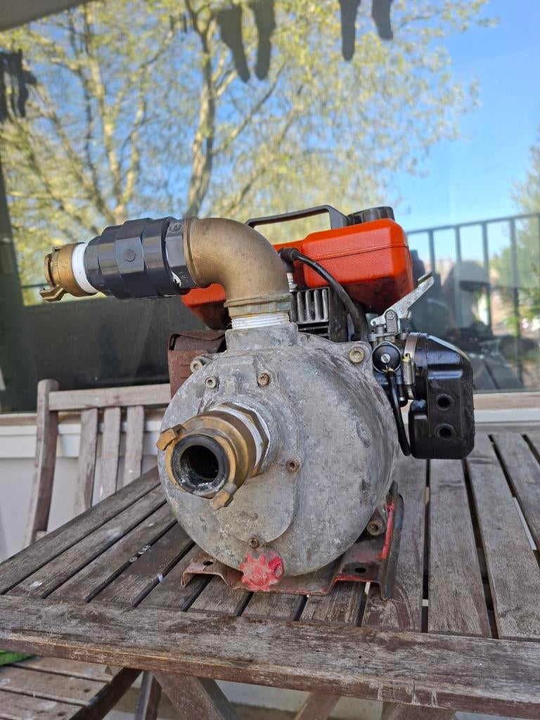 2takt gemotoriseerde waterpomp werkt naar behoren, Verzenden, Gebruikt, Elektromotor