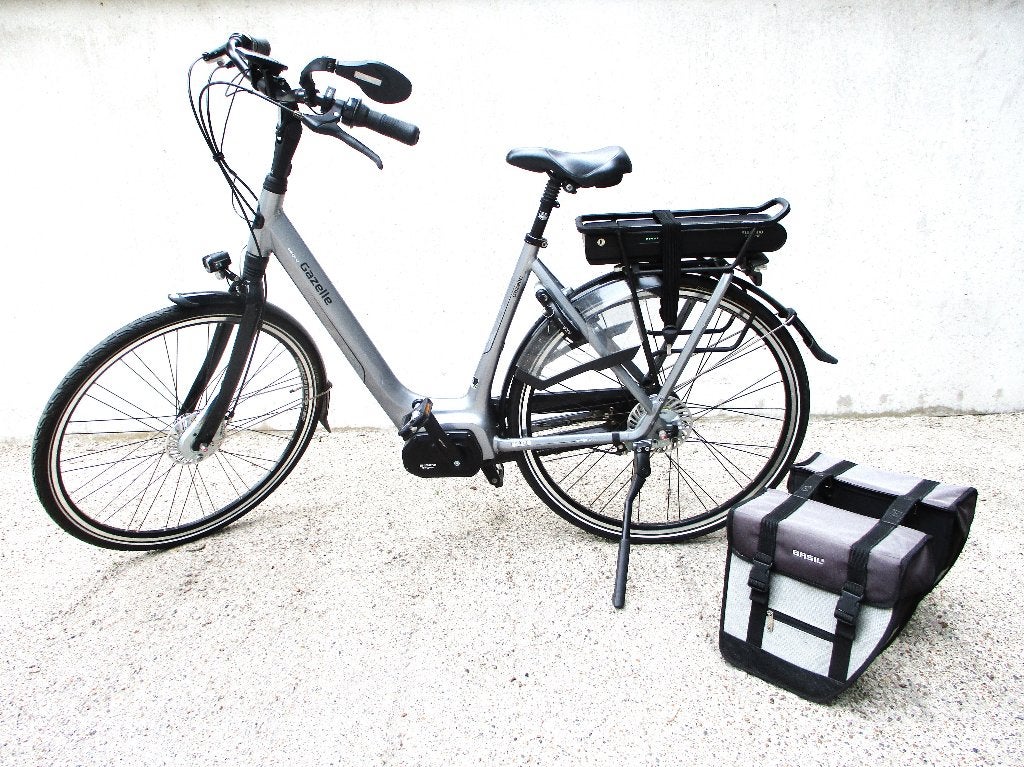 Elektrische Damesfiets Gazelle Orange C7 HMS D53 Ind. Grey, Ophalen, Zo goed als nieuw, 51 tot 55 cm, 50 km per accu of meer