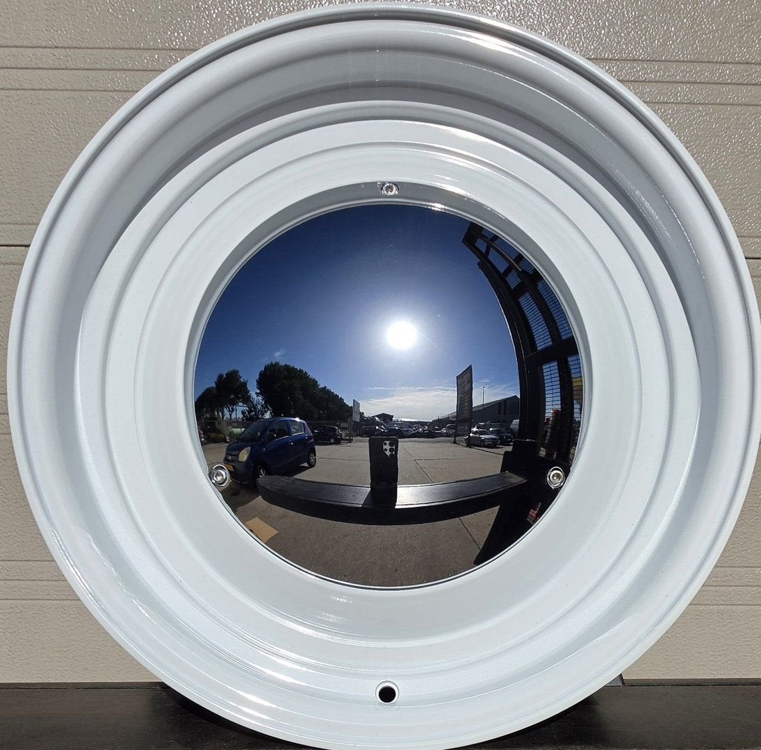 17 inch witte retro look velgen 5x100 / 5x112 Volkswagen VAG, Velg(en), -, -, Nieuw