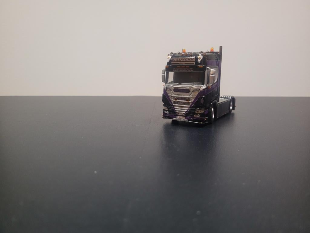 Wsi D.Luyxk Scania, Hobby en Vrije tijd, Modelauto's | 1:50, Ophalen of Verzenden, Zo goed als nieuw, Bus of Vrachtwagen, Wsi