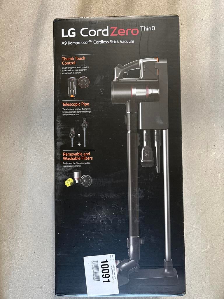 LG CordZero ThinQ A9 Kompressor steelstofzuiger, Witgoed en Apparatuur, Stofzuigers, Nieuw, Reservoir, Ophalen of Verzenden