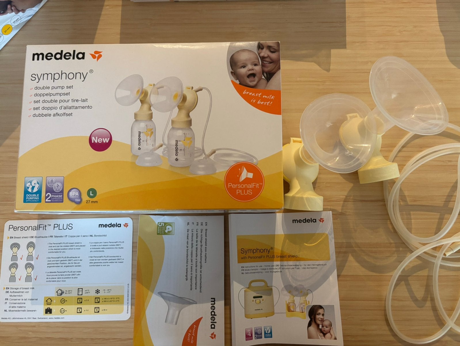Medela Symphony, Ophalen, Zo goed als nieuw, Borstkolf