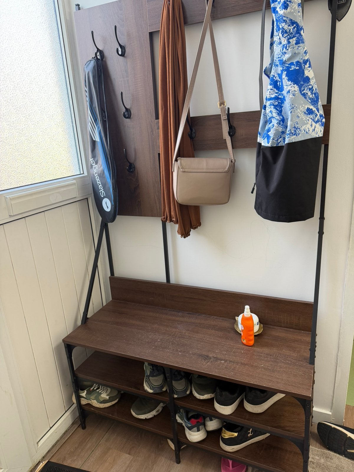 Te koop schoenen rek met kapstok, Ophalen, Zo goed als nieuw