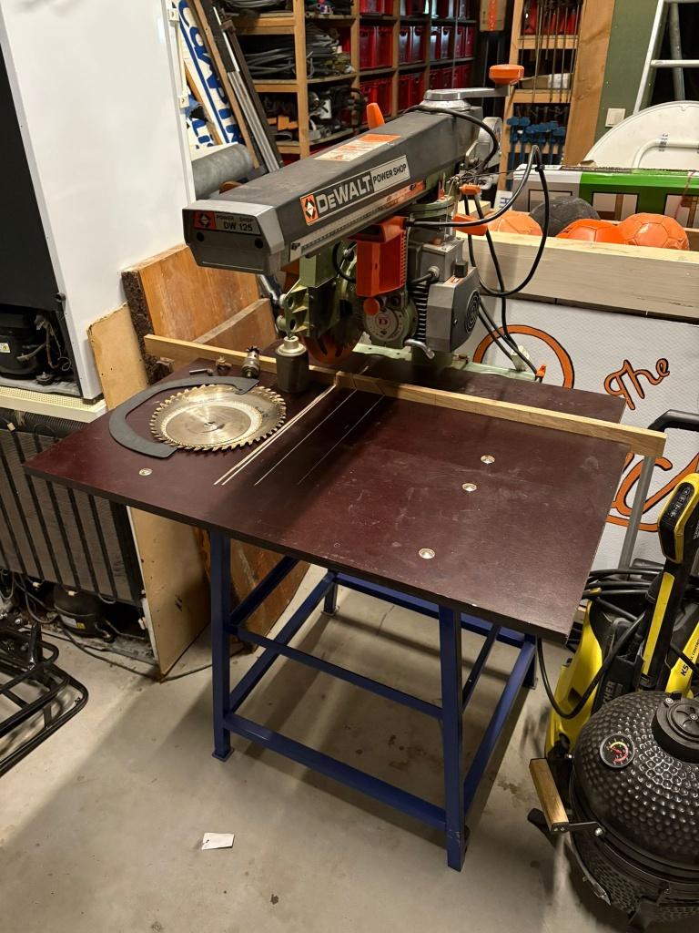 De Walt DW 125 afkortzaag € 375,-, Doe-het-zelf en Verbouw, Ophalen, Gebruikt, DeWalt, Afkortzaag