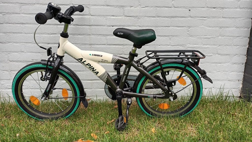 Yabber jongensfiets 16", Ophalen, Terugtraprem, Gebruikt, Handrem