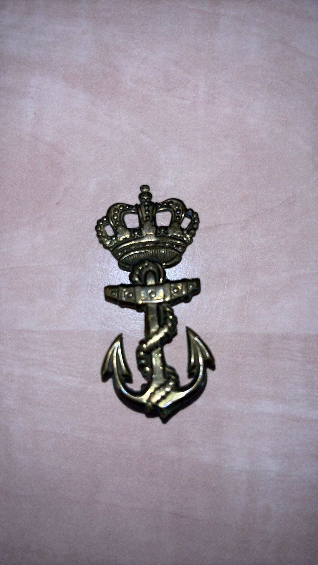 Koperen anker reparatie nodig, Ophalen of Verzenden, Landmacht, Nederland