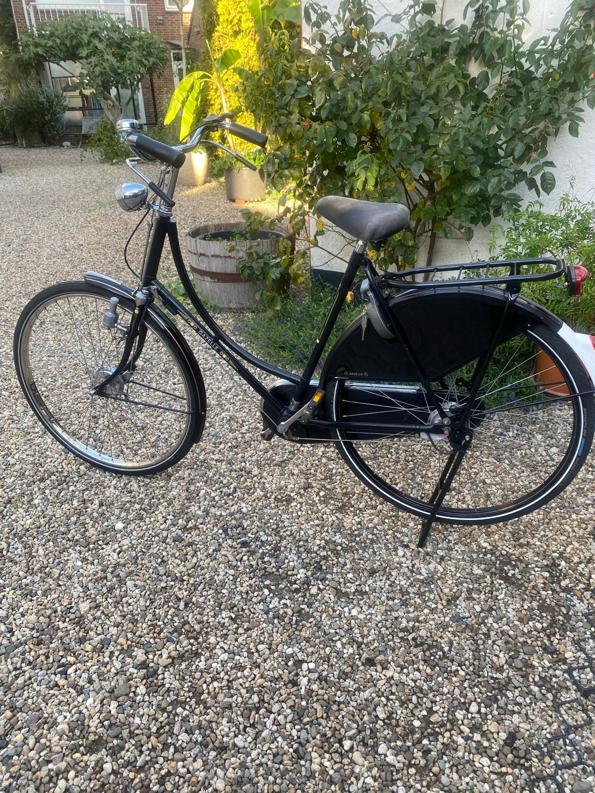 Prachtige Gazelle damesfiets met 3 versnellingen en slot, Versnellingen, Ophalen of Verzenden, Gazelle, Trommelrem