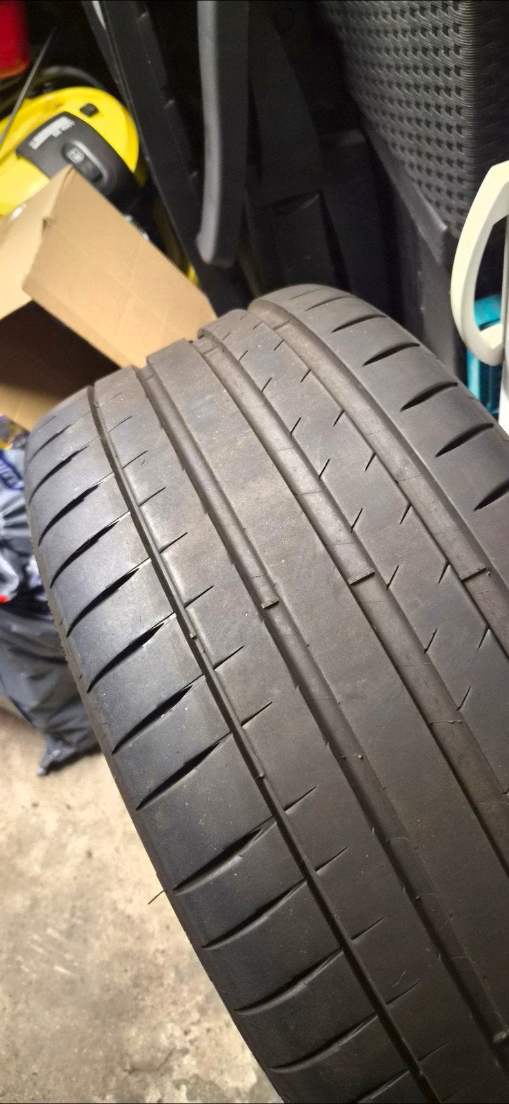 1x Michelin Pilot Sport 4S 255-35-19 96Y, Ophalen, Gebruikt