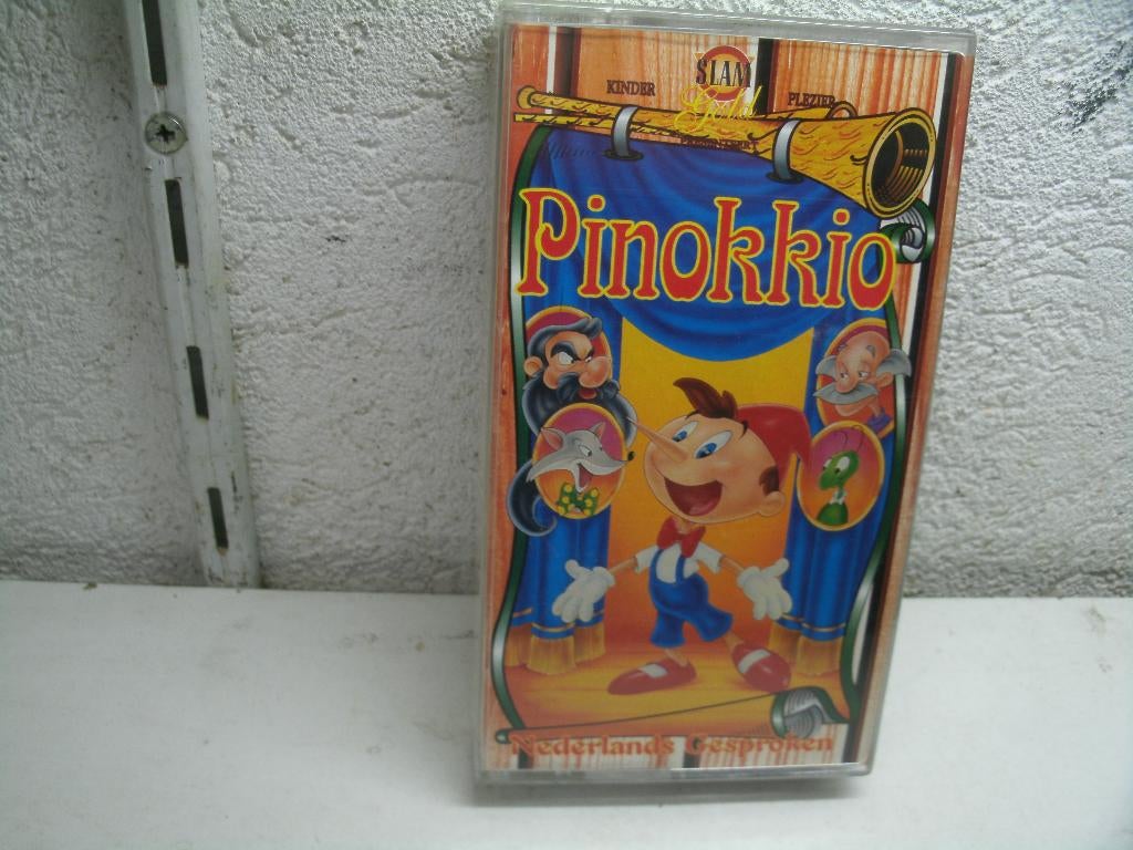 vhs 163a pinokkio ned gespr, Cd's en Dvd's, VHS | Kinderen en Jeugd, Alle leeftijden, Ophalen of Verzenden, Gebruikt