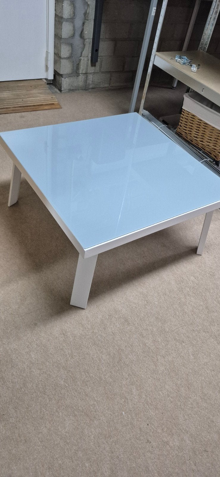 salon/tuintafel, Ophalen, Zo goed als nieuw, Rechthoekig, Aluminium
