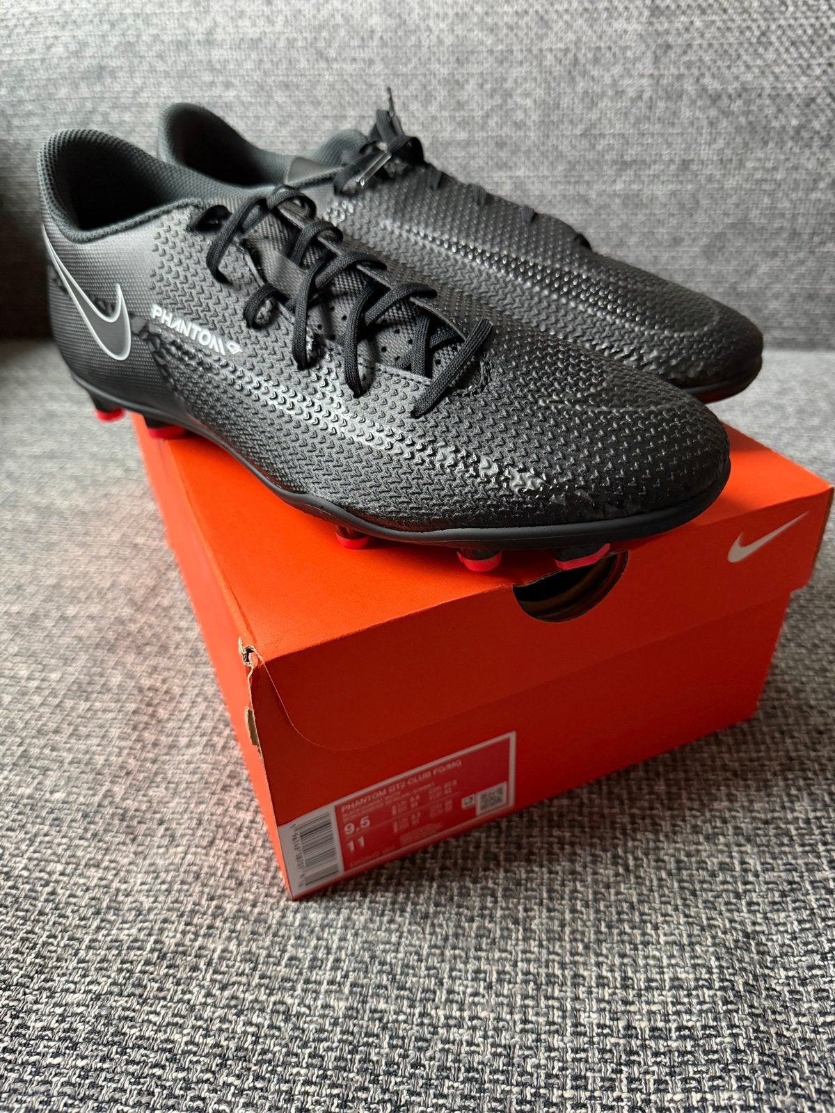 Nike Phantom GT2 Club FG/MG voetbalschoenen - Maat 43, Nieuw, Ophalen of Verzenden, Sportschoenen, Zwart
