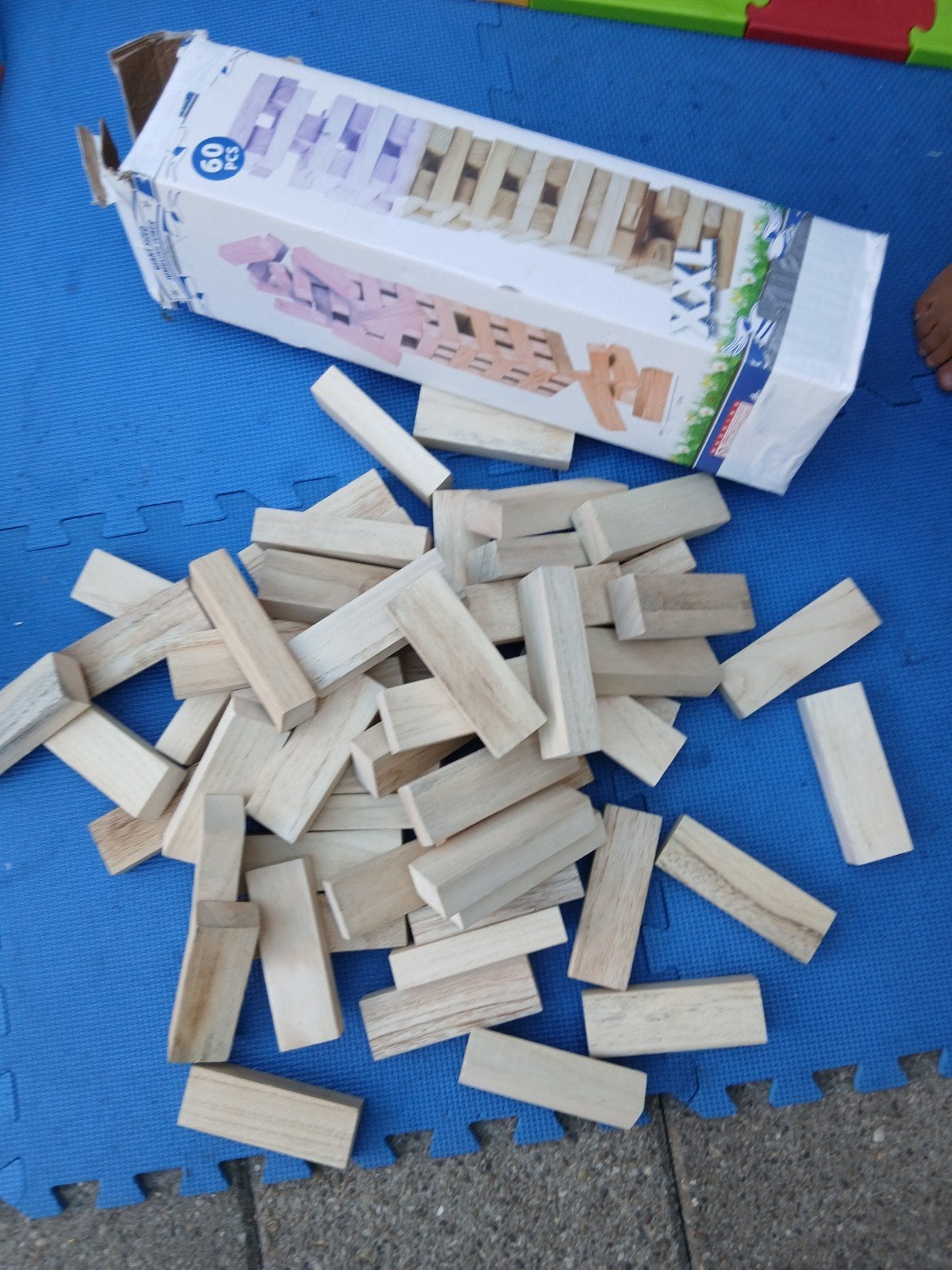 Jenga XXL - Groot formaat stapelspel (60 stuks), Ophalen