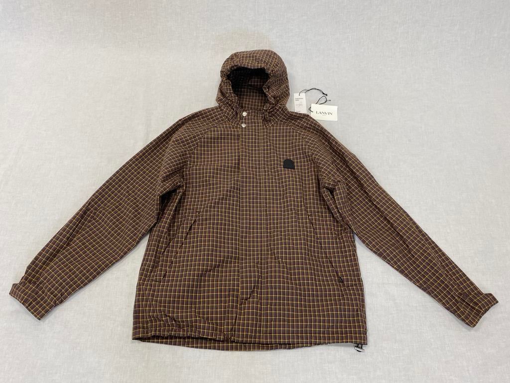 Lanvin Windbreaker Grey Burgundy Size 46, Verzenden, ., Nieuw, .