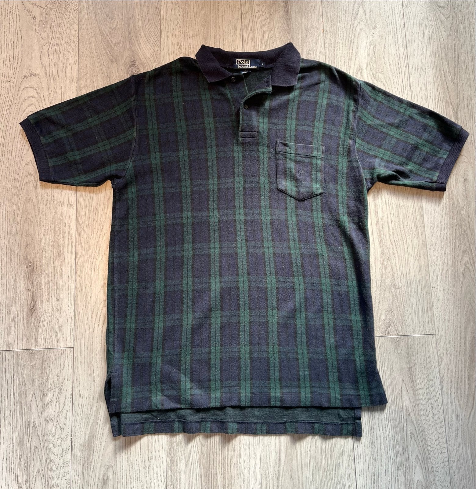 Ralph Lauren Houthakker Wollen Shirt Maat L, Kleding | Heren, Ophalen of Verzenden, Zo goed als nieuw