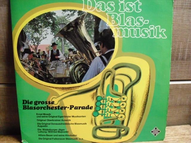 Die Grosse Blasorchester - Parade LP, Cd's en Dvd's, Vinyl | Nederlandstalig, Gebruikt, Beschermende buitenhoes, Fotohoes, Inclusief binnenhoes