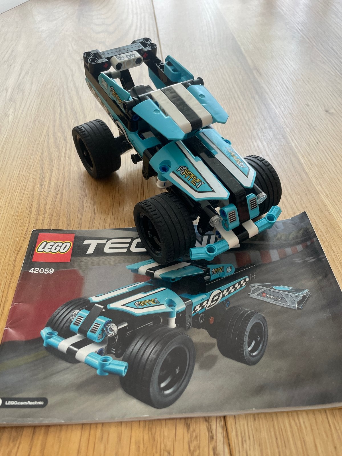 LEGO Technic 42059 Stunt Truck (mist kartonnen springschans), Ophalen of Verzenden, Gebruikt