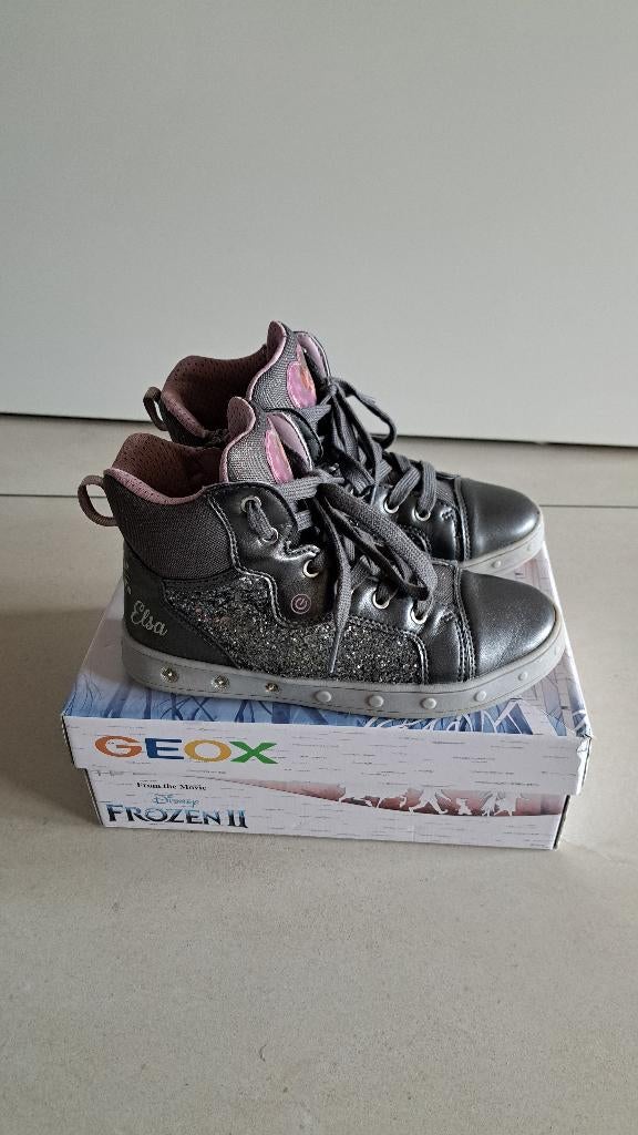 Geox hoge sneakers met licht Frozen, Meisje, Schoenen, Ophalen of Verzenden, Zo goed als nieuw