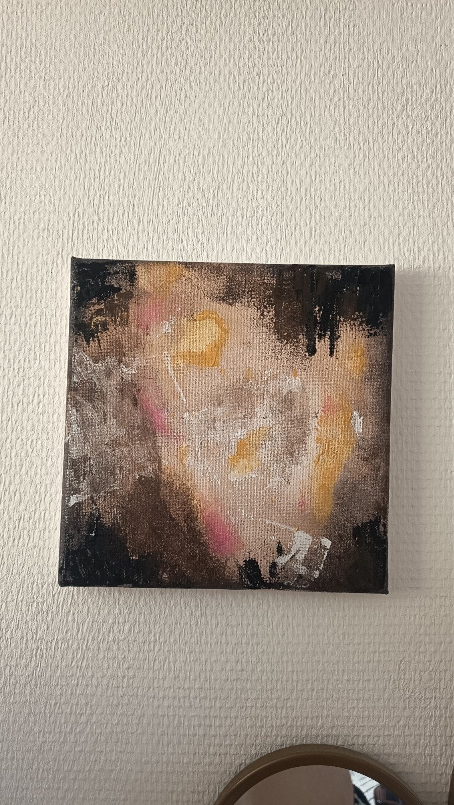 zelfgemaakt - abstract schilderij, Verzenden