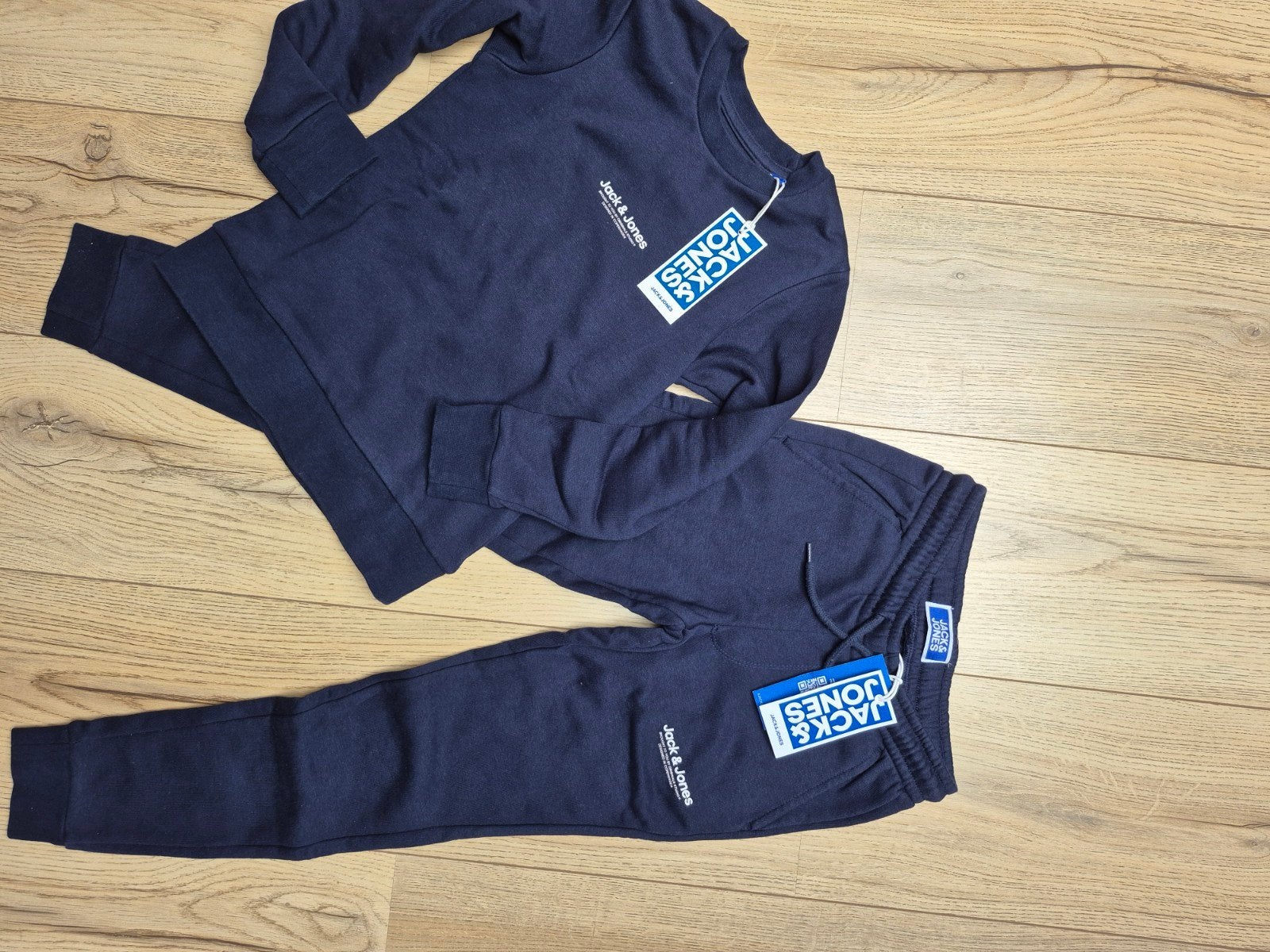 Jack & Jones Trainingspak Marine Jongens Maat 128, Nieuw, Ophalen of Verzenden, Setje, Jongen