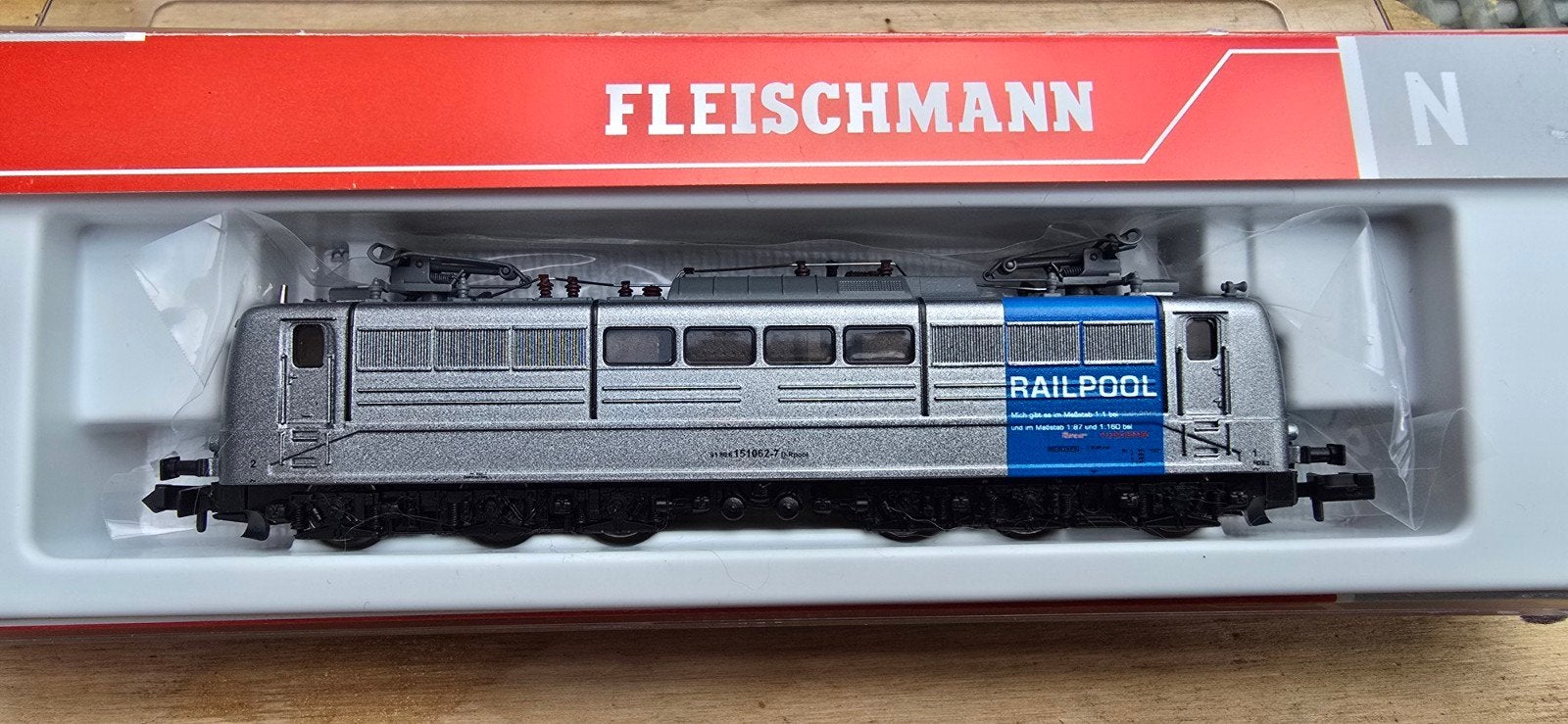 fleischmann piccolo 738092 br151 Railpool dcc sound top ovp., Fleischmann, Ophalen of Verzenden, Zo goed als nieuw, Gelijkstroom
