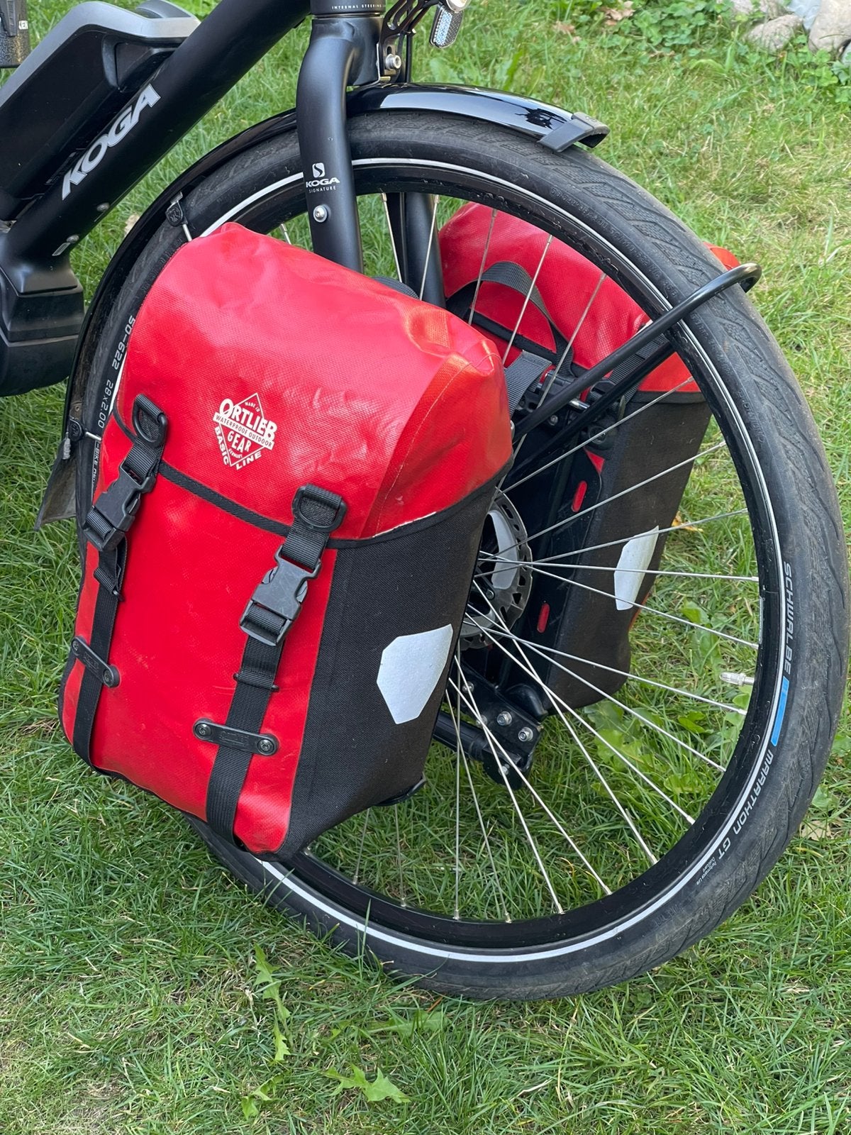 Ortleib voortassen set van 2, Fietsen en Brommers, Fietsaccessoires | Fietstassen, Ophalen of Verzenden, Gebruikt