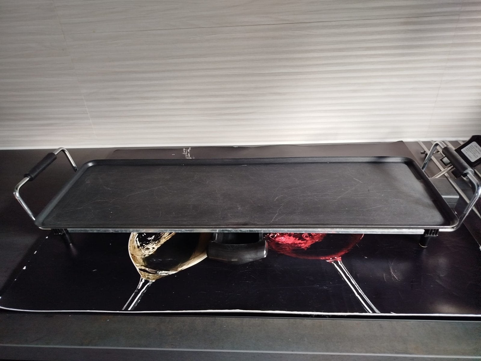 Teppanyaki bakplaat/grillplaat, Ophalen, Gebruikt