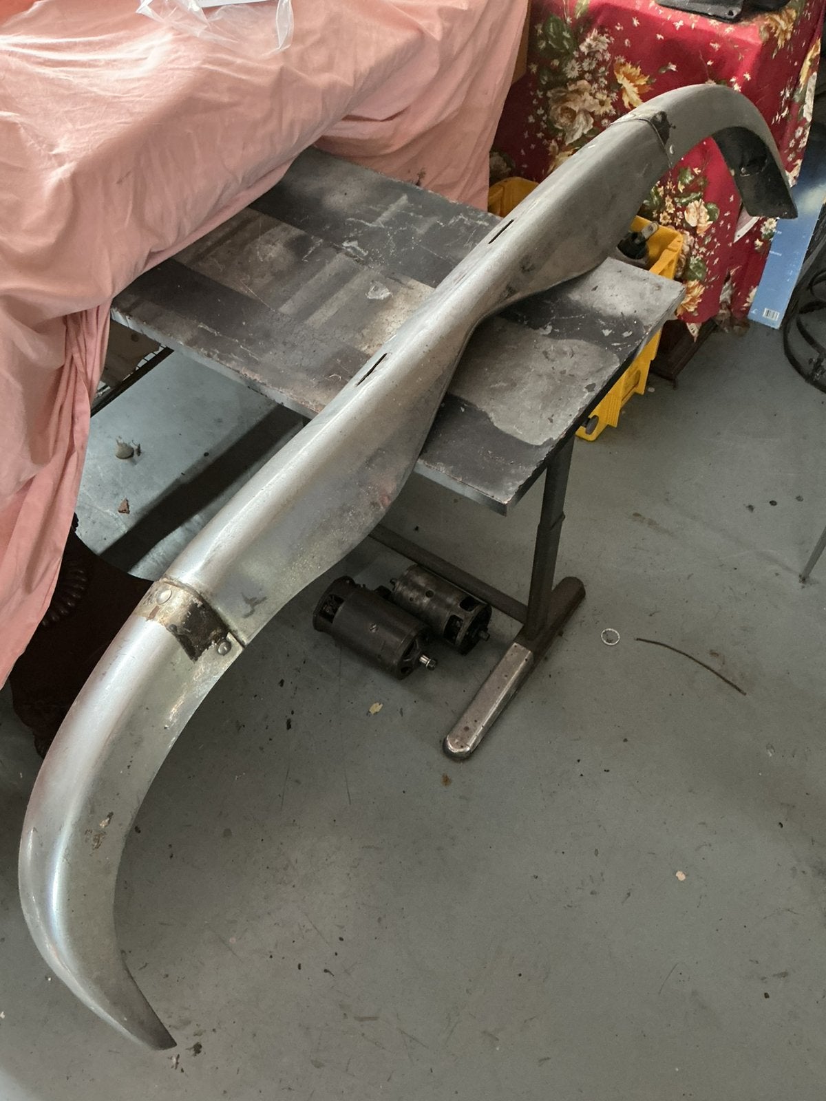 Voorbumper old-timer ponton-serie mercedes, Ophalen, Gebruikt