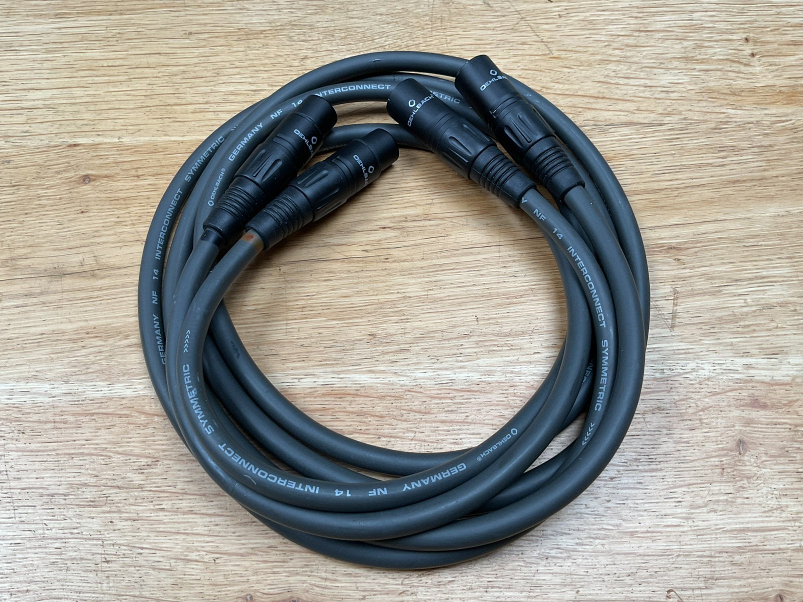 Oehlbach NF14 gebalanceerde stereo interlink 160cm, Ophalen of Verzenden, Gebruikt, Minder dan 2 meter, Interlink-kabel