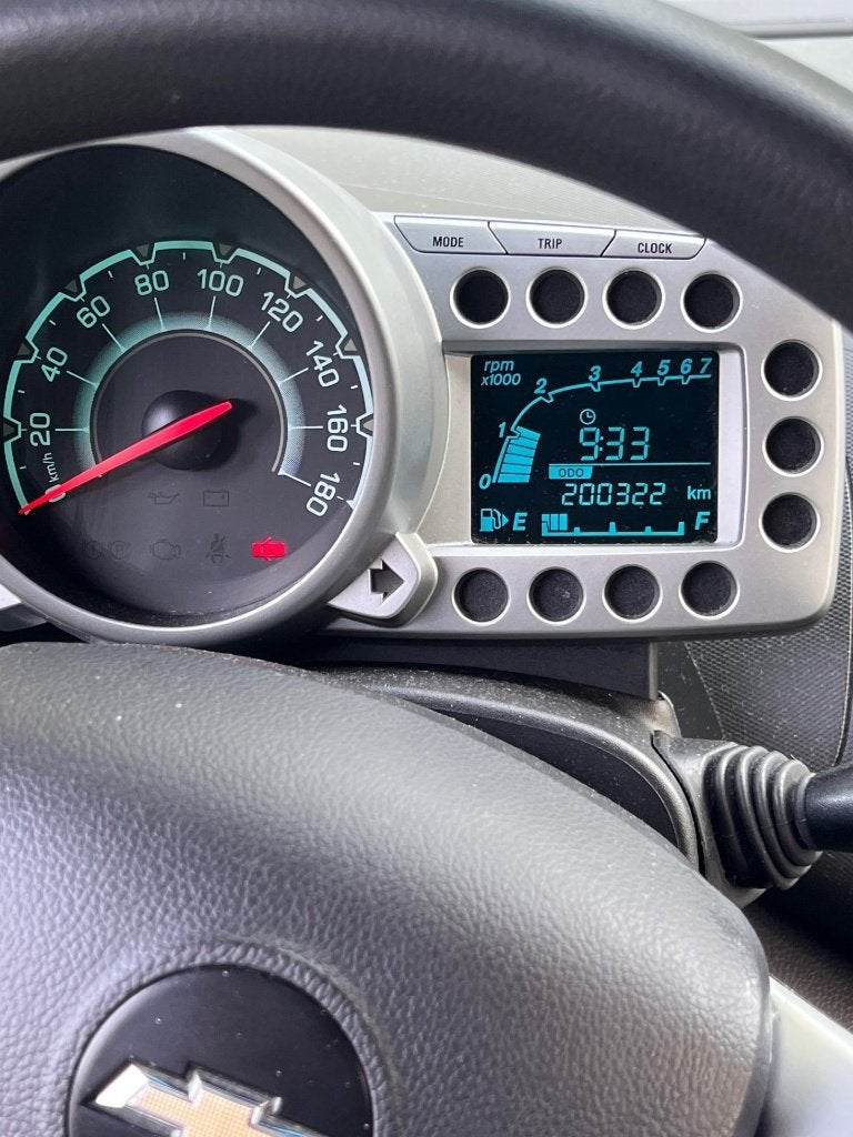 Chevrolet Spark 1.0 Bifuel 2011 Zwart, Auto's, 37 €/maand, Zwart, 4 cilinders, Zwart