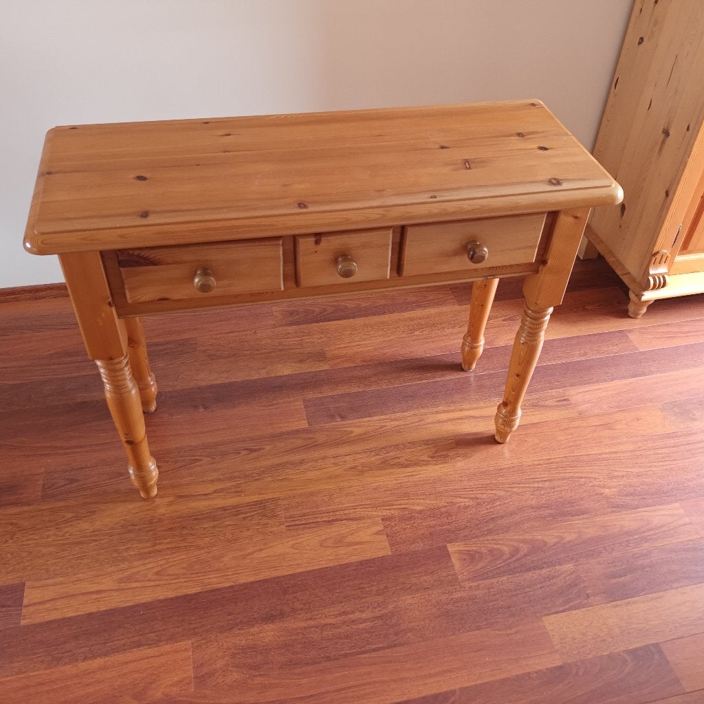 Creafort side table, massief grenen, Huis en Inrichting, Kasten | Buffetkasten, Ophalen, Gebruikt, 100 tot 150 cm, Minder dan 100 cm