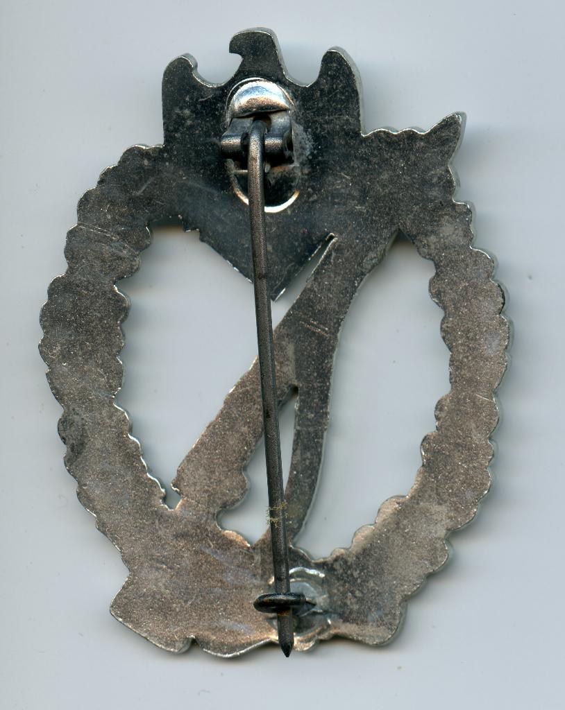 MINT Infantry Assault Badge zilver "Wilhelm Deumer", Verzamelen, Verzenden, Landmacht, Duitsland, Lintje, Medaille of Wings