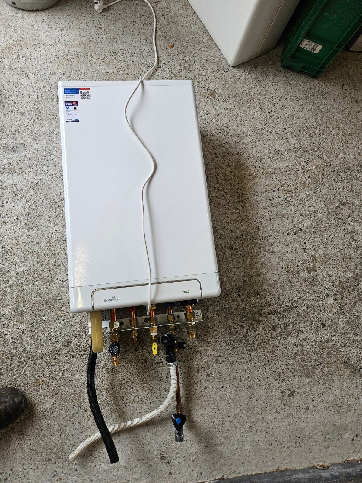 Intergas kombi compact hreco 36 cw5 cv ketel 30 kw  2017, Ophalen, 30 tot 80 cm, Gebruikt, Cv-ketel of Combi-ketel