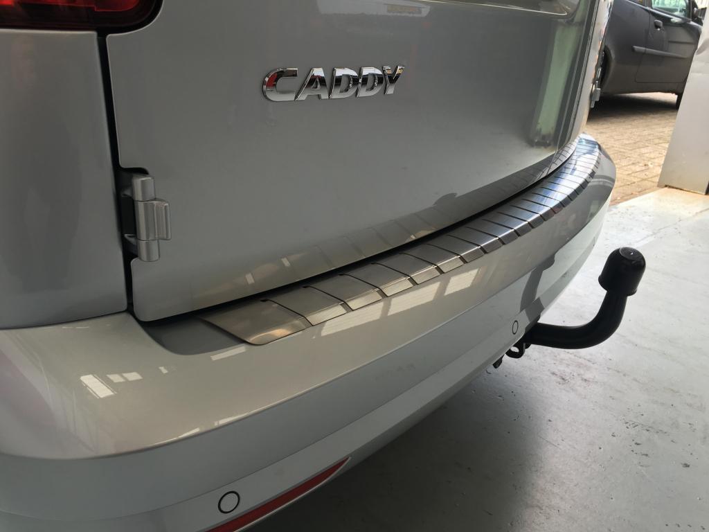 VW Caddy Achterbumperbeschermingsplaat RVS, Niet ingevuld, Niet ingevuld, Niet ingevuld