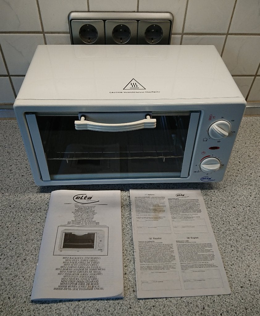 Elta MB111 mini-oven en tafelgrill 1300 W, Ophalen, Minder dan 45 cm, Minder dan 45 cm, Vrijstaand