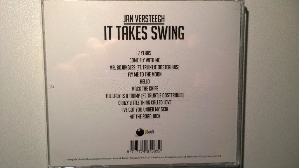 Jan Versteegh - It Takes Swing, Ophalen of Verzenden, Zo goed als nieuw, Jazz, Album