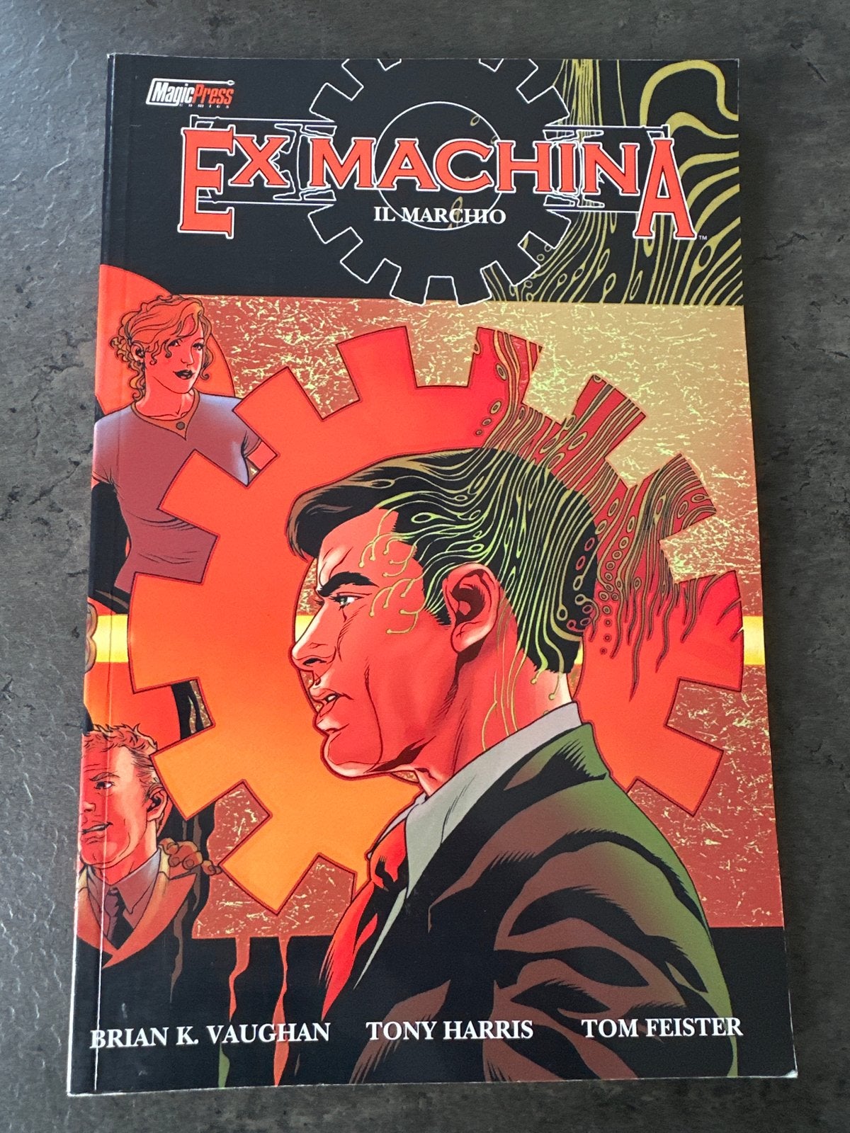 Ex Machina: Il Marchio - Brian K. Vaughan stripboek, Eén stripboek, Ophalen of Verzenden, Zo goed als nieuw